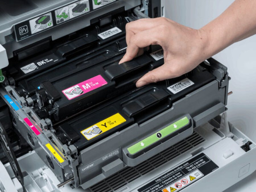 Colour laser toner set