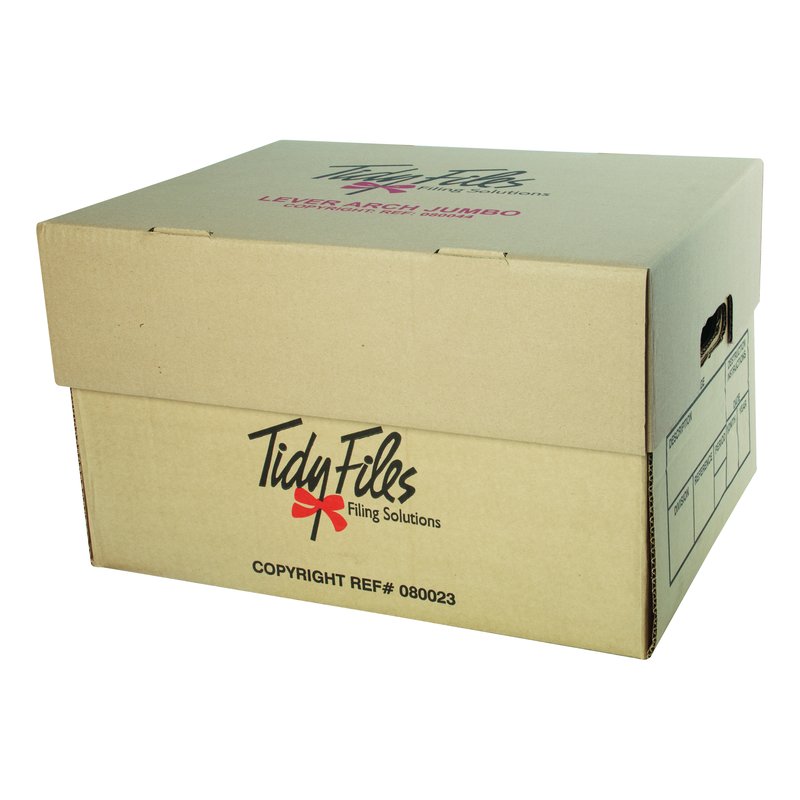 Lever arch storage box