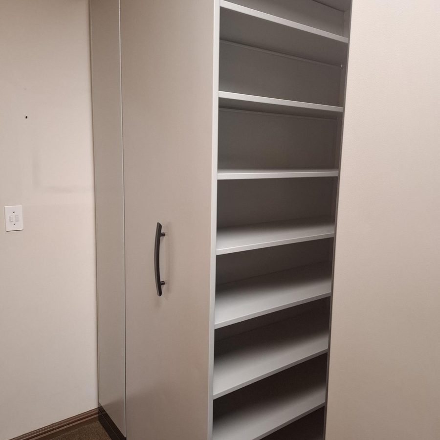 Bolted shelving units